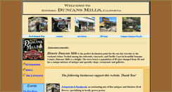 Desktop Screenshot of duncansmills.net